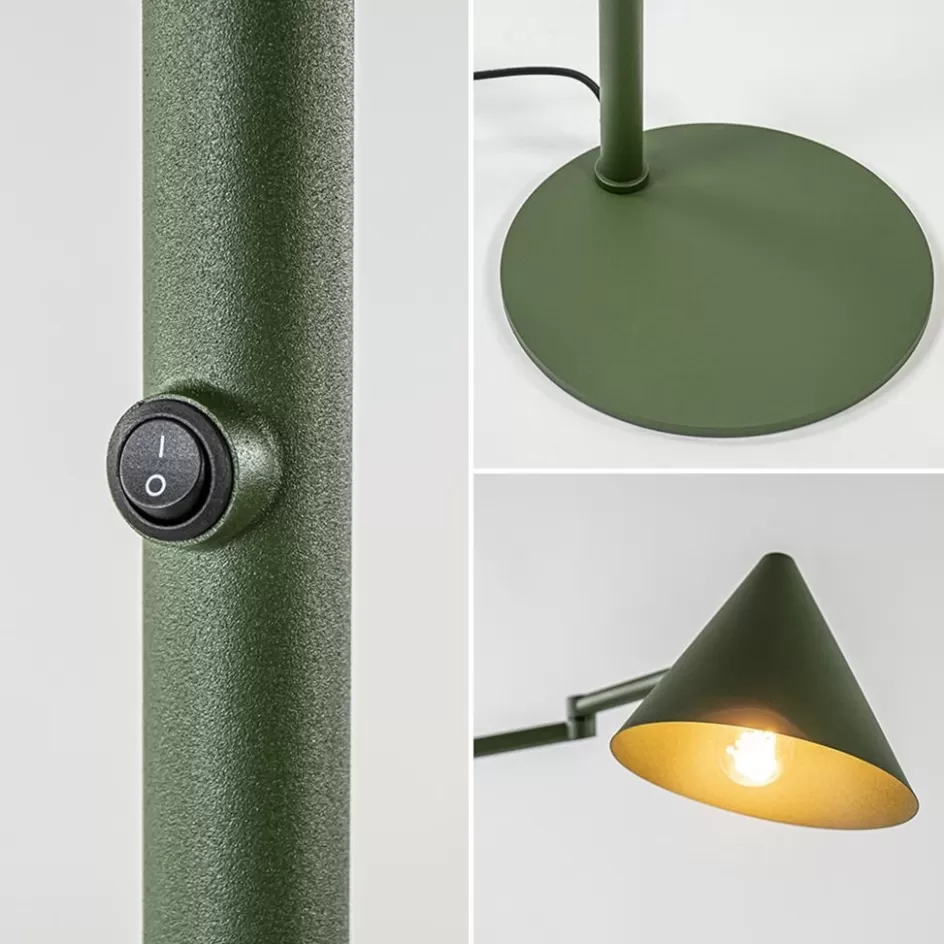 Woonkamerlampen | Slaapkamerlampen>Straluma Leeslamp Marvis vintage groen
