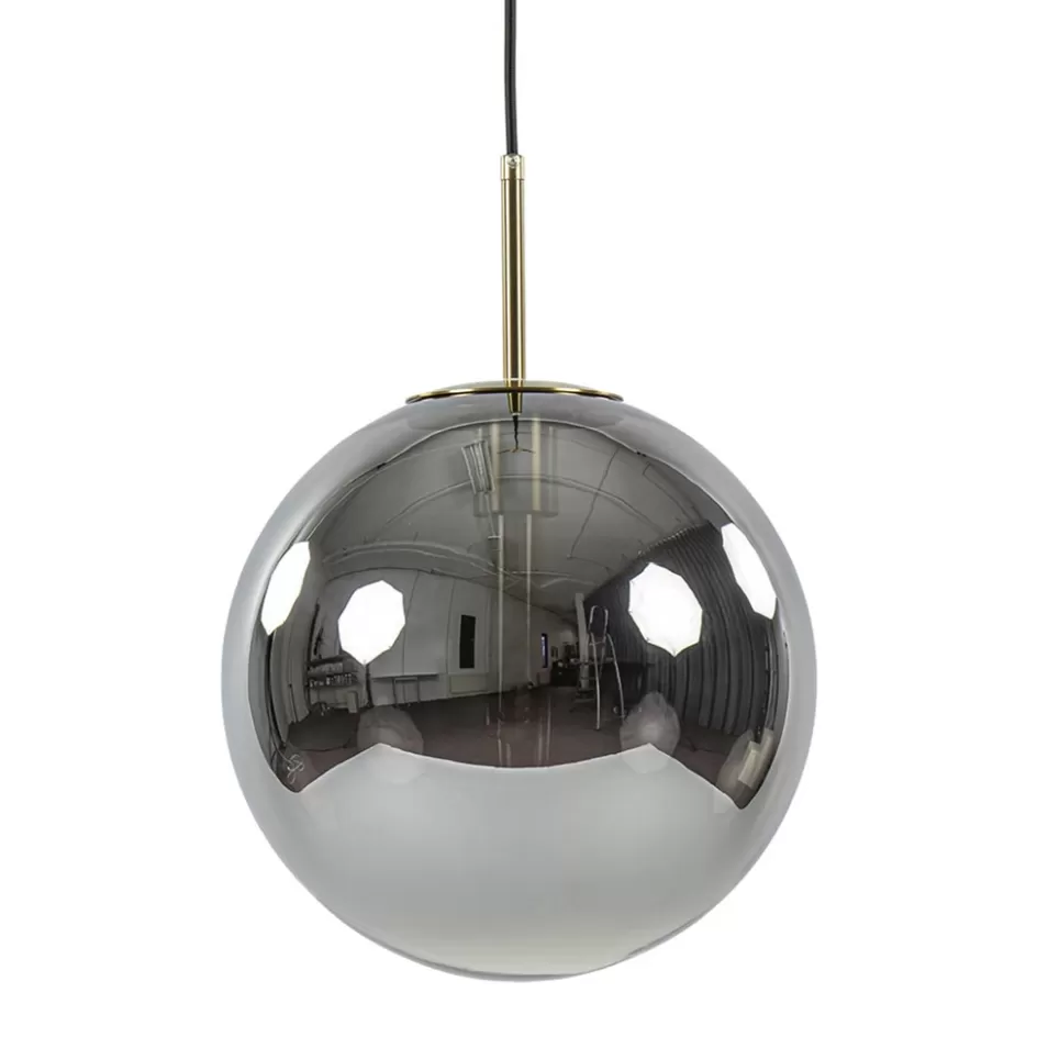 Light and Living | Woonkamerlampen>Straluma Luxe Light and Living hanglamp Medina brons met smoke glas