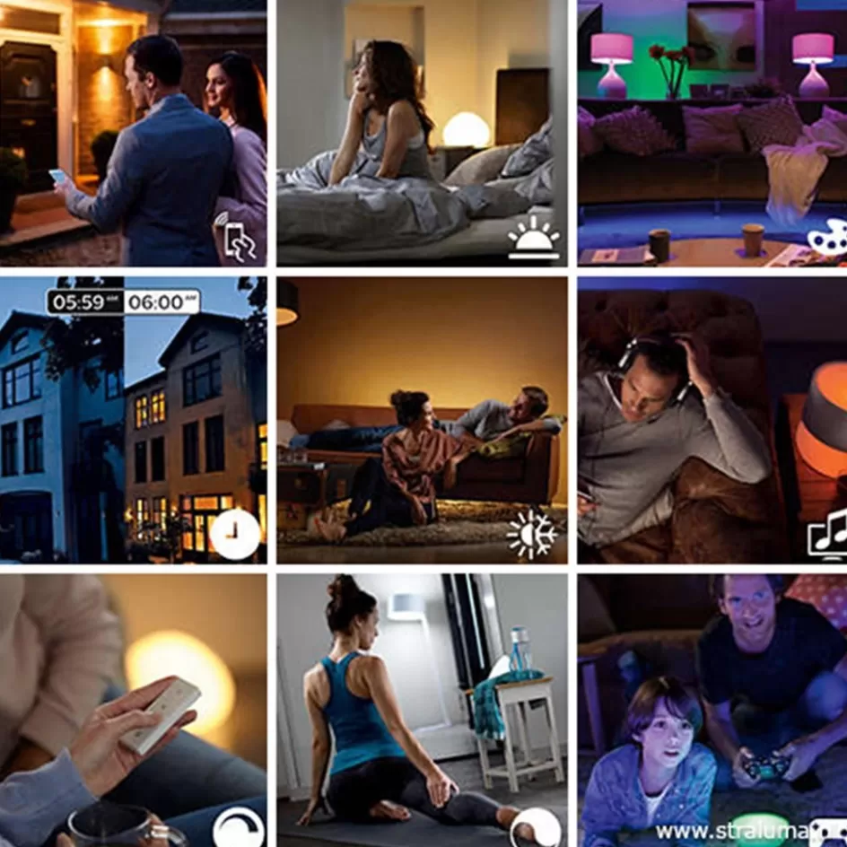 Smart lampen | Philips Hue>Straluma Philips Hue white and color ambiance E14 lamp 2-pack