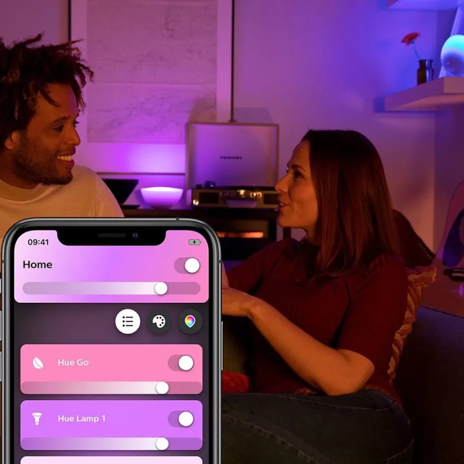 Philips Hue>Straluma Philips Hue white and color ambiance go portable light met Bluetooth