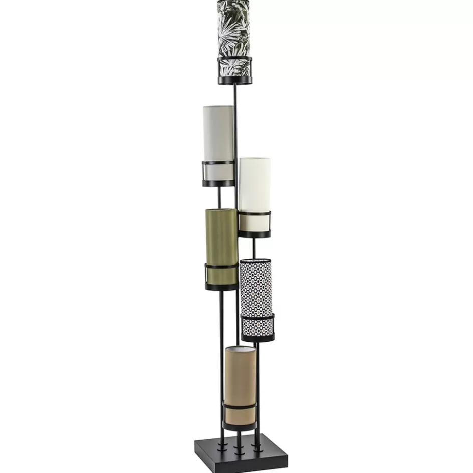 Vloerlampen | Beach Verlichting>Straluma Vloerlamp Sixt 6l multicolor deco bruin